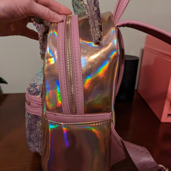 Minnie Mouse EARidescent Mini Backpack by Loungefly - Picture 2 of 9